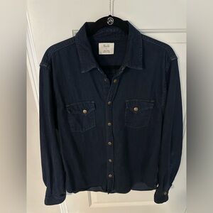 Billy Reid Jean Button Down Shirt